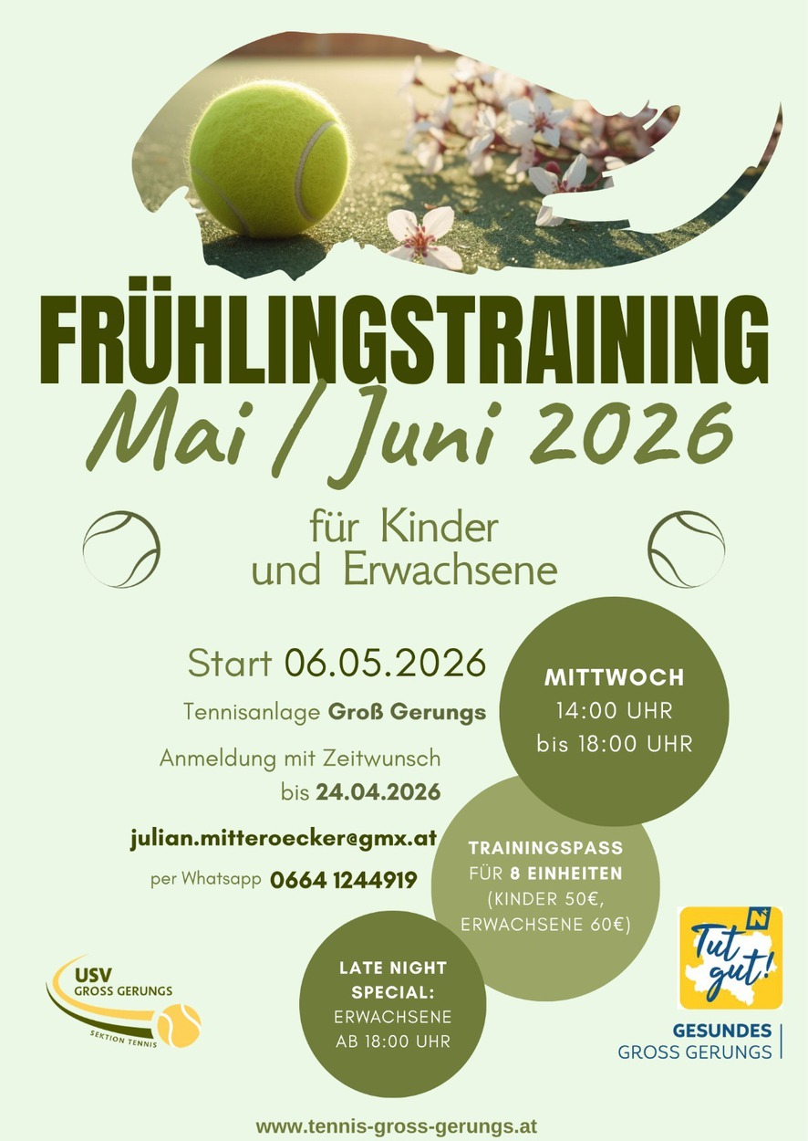 Frühlingstraining