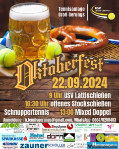 Oktoberfest - Stockschießen - Tennis - Frühschoppen